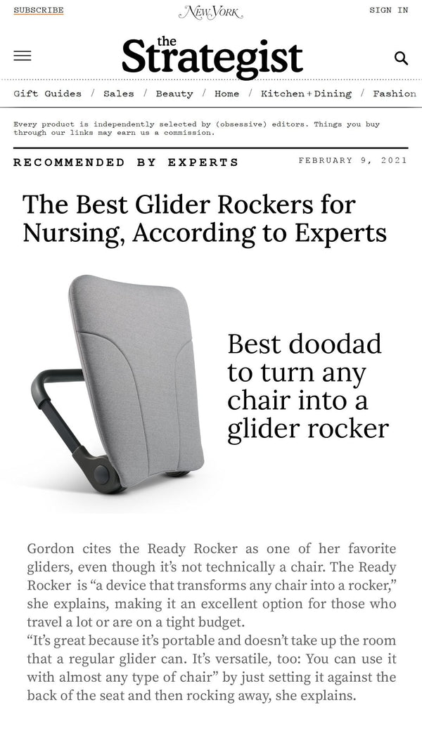 The Best Glider Rockers for Nursing, According to Experts