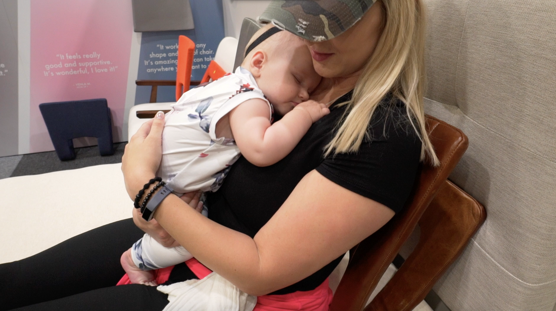 Parents loved the Ready Rocker at the JPMA Chicago Baby Show!