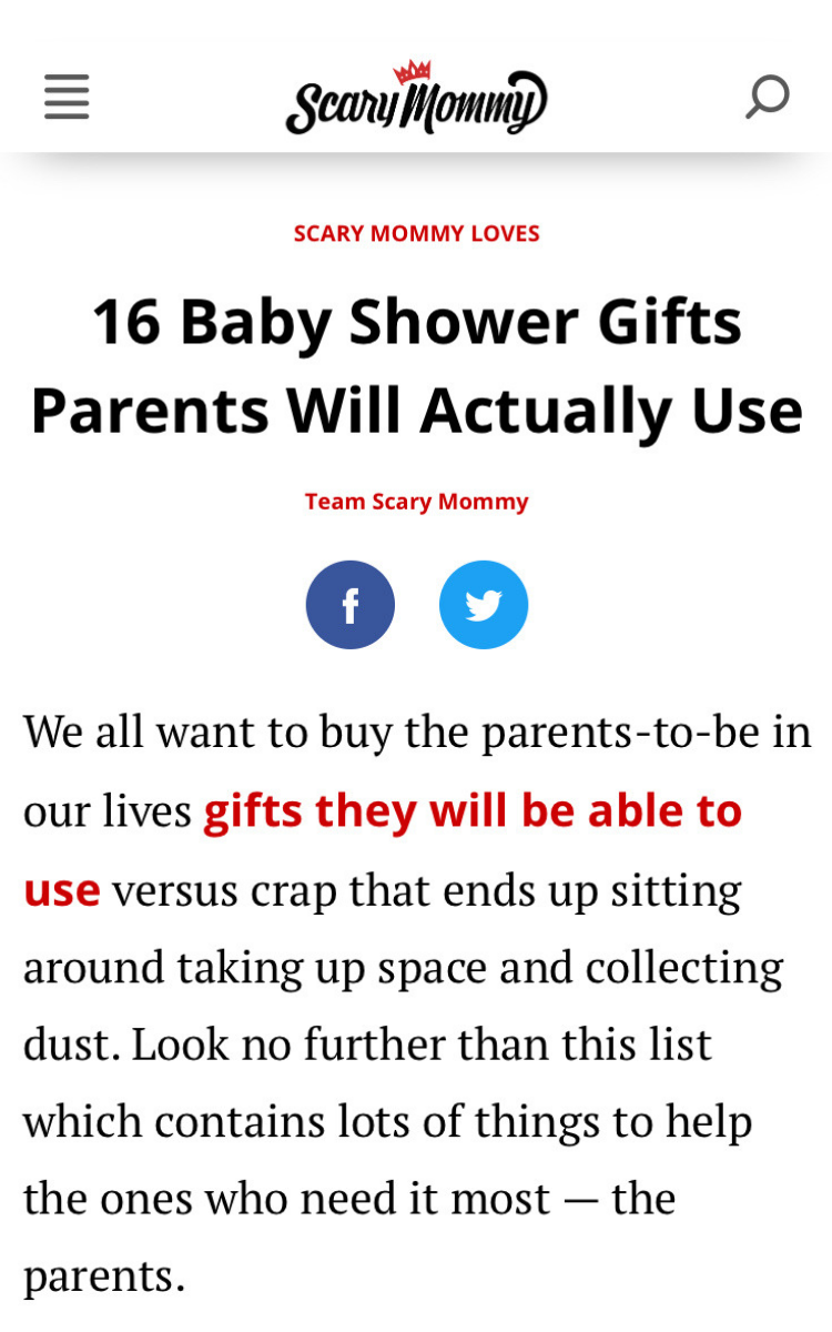 Ready Rocker Mentioned in Scary Mommy