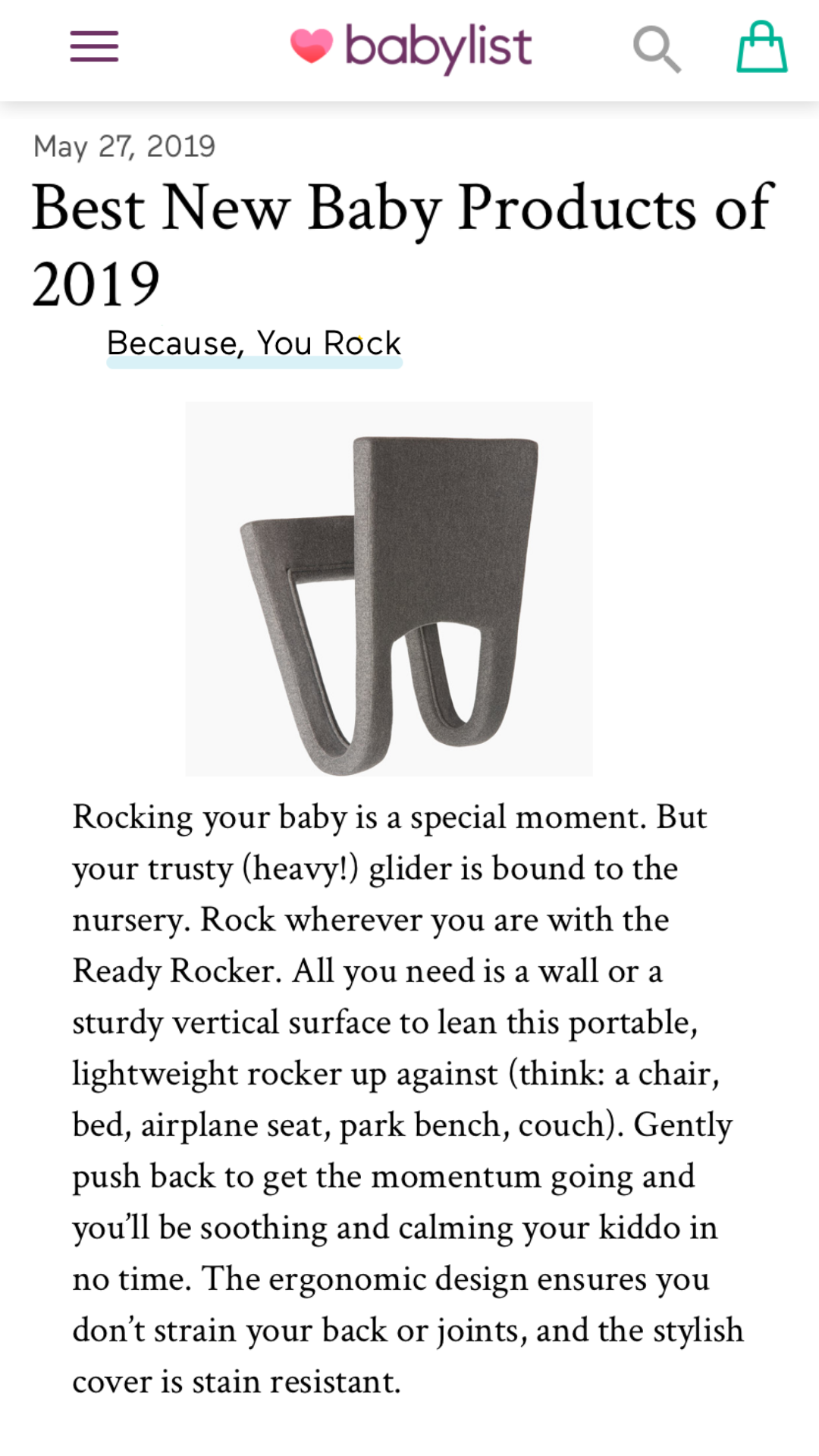 "These are the new products we think you should know about."