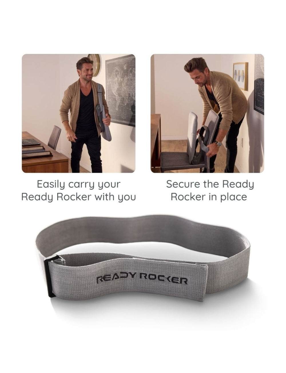 Deluxe Ready Rocker [Cloud] + Protective Cover (Sand) + Smart Strap