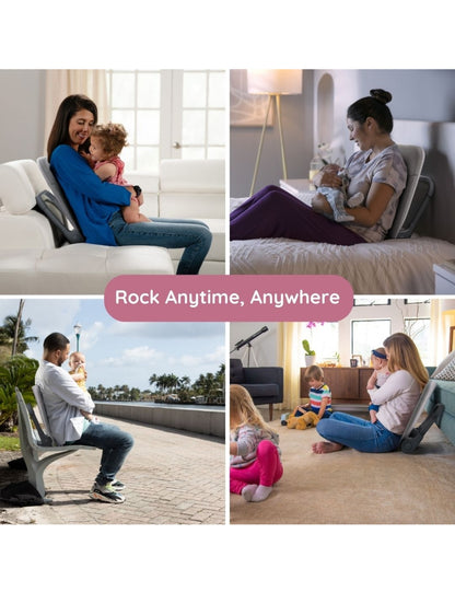 Deluxe Ready Rocker [Slate] + Protective Cover (Sand) + Smart Strap