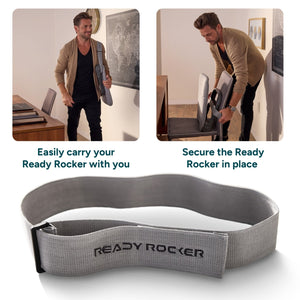 Deluxe Ready Rocker [Cloud] + Protective Cover (Sand) + Smart Strap