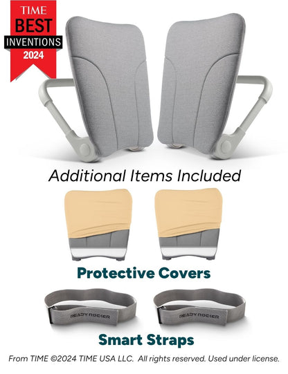 2 Deluxe Ready Rockers (Cloud) + 2 Smart Straps + 2 Protective Covers (Sand)