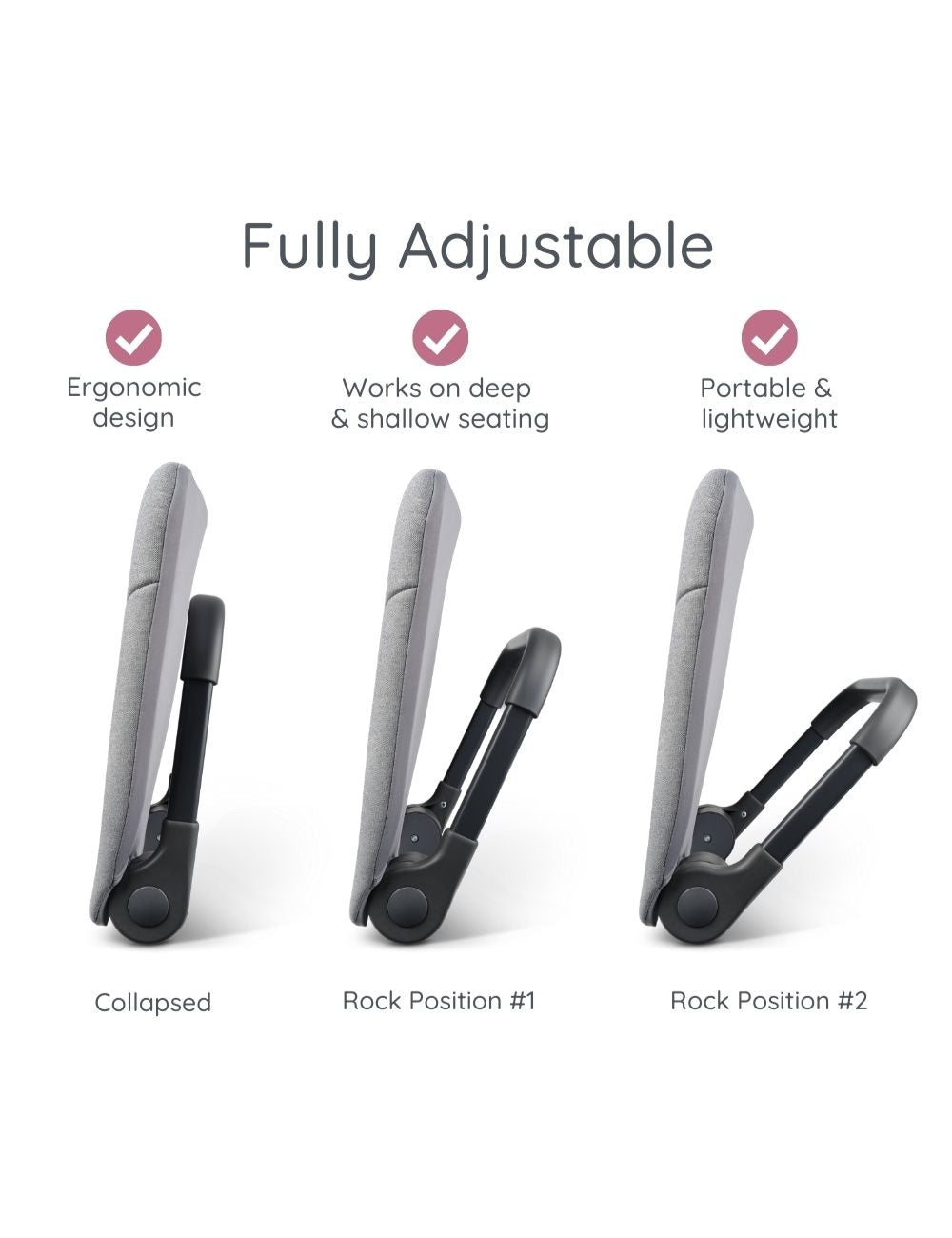 Deluxe Ready Rocker [Slate] + Protective Cover (Sand) + Smart Strap