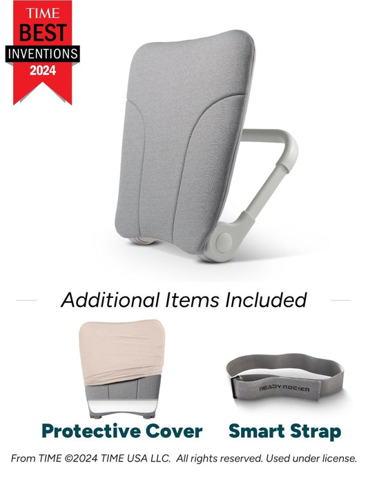 Deluxe Ready Rocker [Cloud] + Protective Cover (Lilac) + Smart Strap