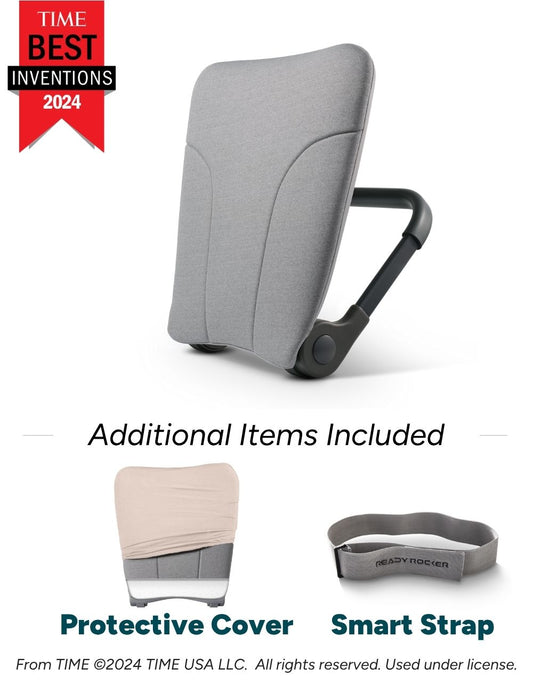 Deluxe Ready Rocker [Slate] + Protective Cover (Lilac) + Smart Strap