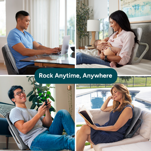 Deluxe Ready Rocker [Cloud] + Protective Cover (Sand) + Smart Strap